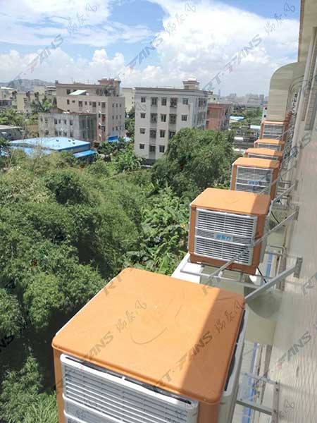 塑膠廠通風(fēng)降溫方案